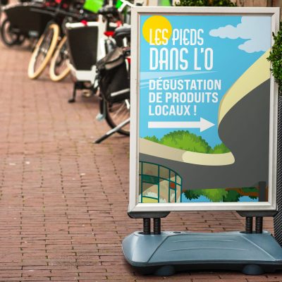 Stop trottoir Les pieds dans l'o à Royan 17
